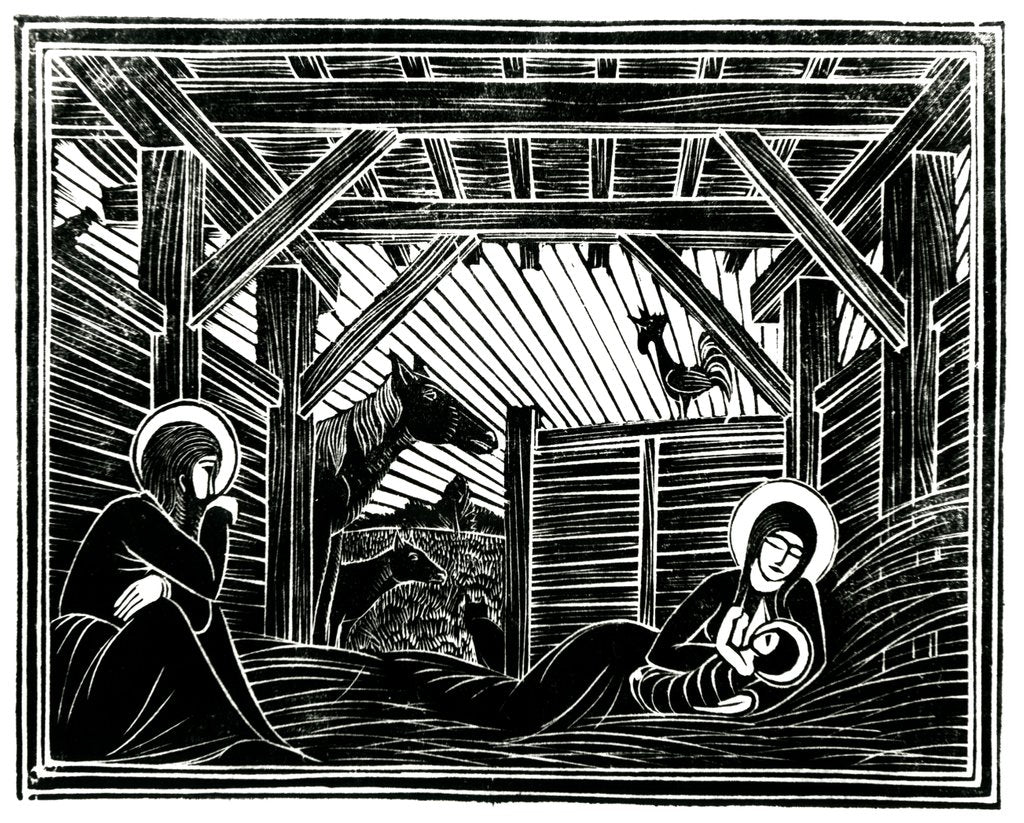 Detail of Christmas Gifts: Daylight by Eric Gill