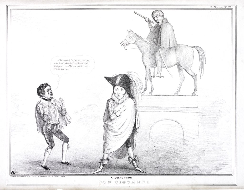 Detail of A Scene from Don Giovanni by Thomas McLean