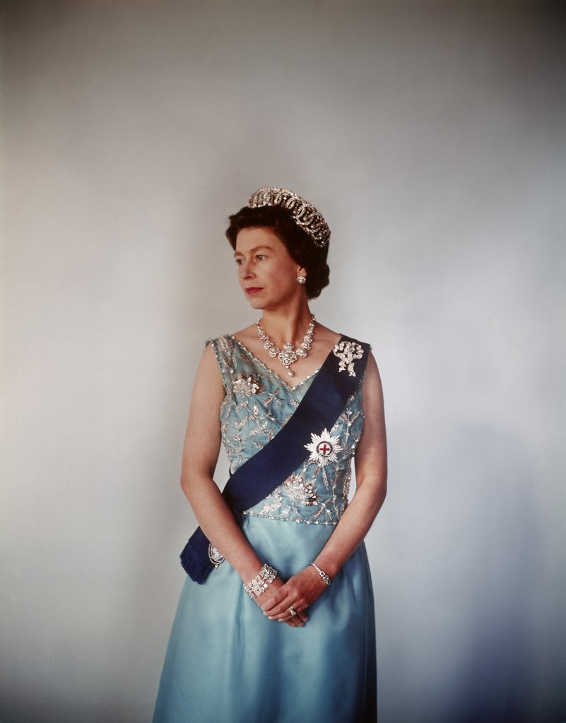 Detail of Queen Elizabeth II by Cecil Beaton