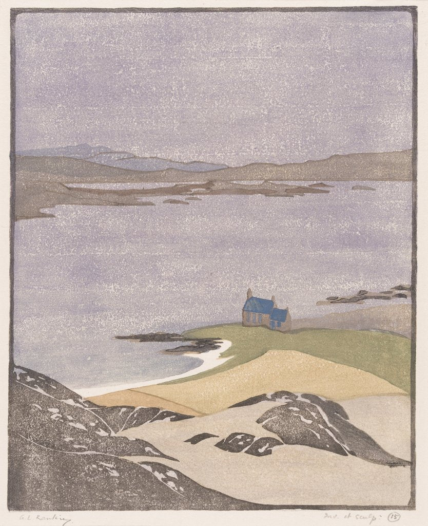 Detail of Martyr's Bay, Iona by Arabella Louisa Rankin