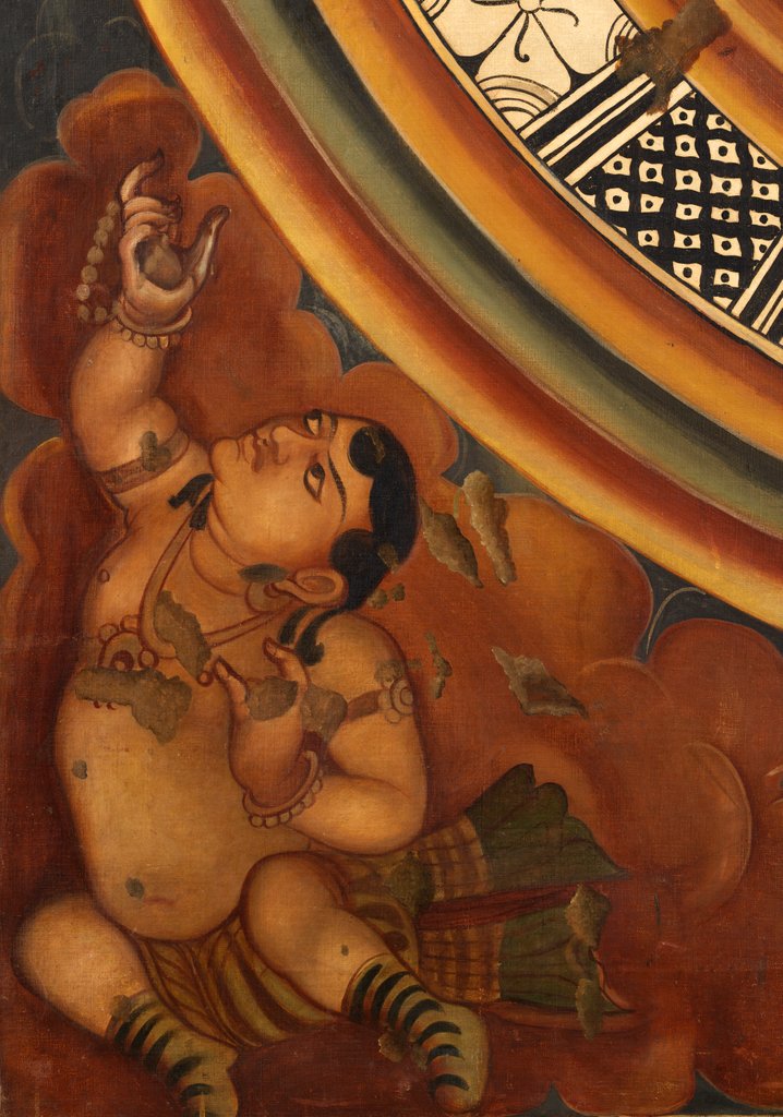 Detail of Figures from the story of Buddhism by John Griffiths