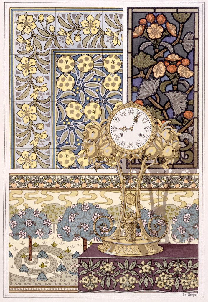 Detail of Apple by Eugène-Samuel Grasset