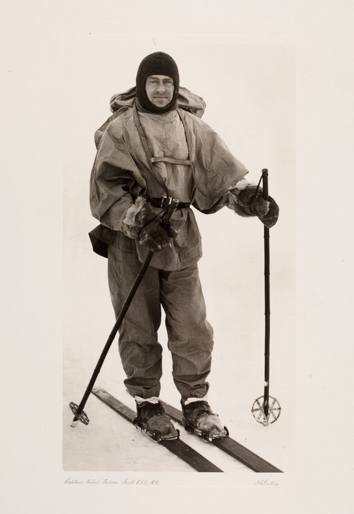 Detail of Captain Scott, expedition team leader by Herbert George Ponting
