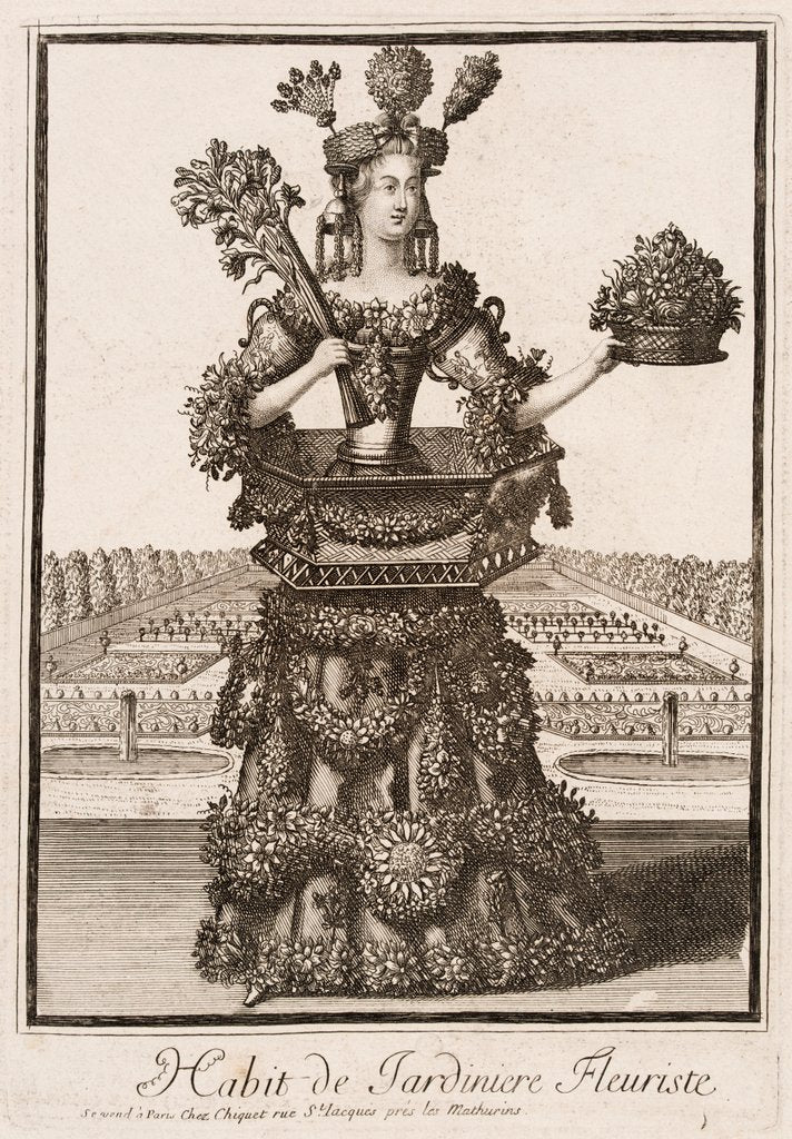 Detail of Habit de Jardiniere Fleuriste by Nicolas de Larmessin