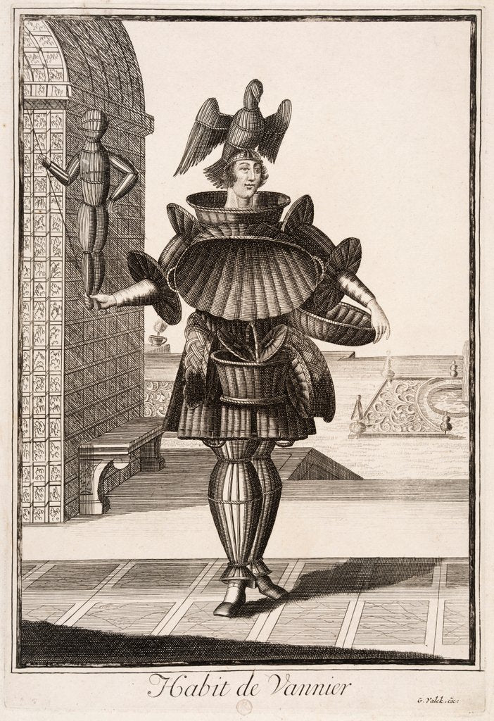 Detail of Habit de Vannier by Nicolas de Larmessin