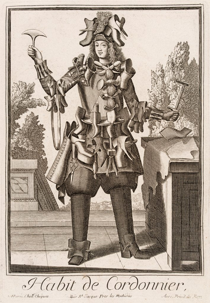 Detail of Habit de Cordonnier by Nicolas de Larmessin
