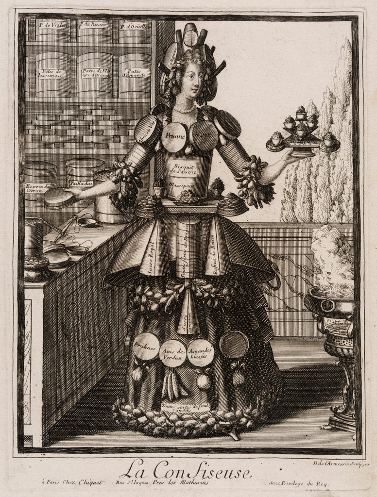 Detail of Habit de Confiseuse by Nicolas de Larmessin