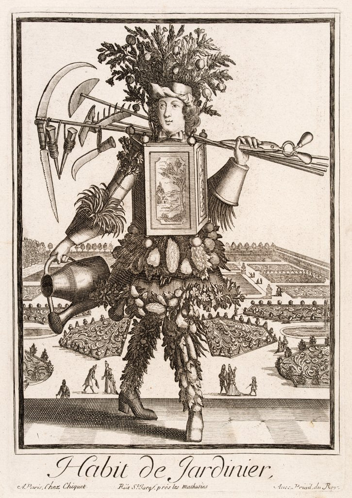Detail of Habit de Jardinier by Nicolas de Larmessin