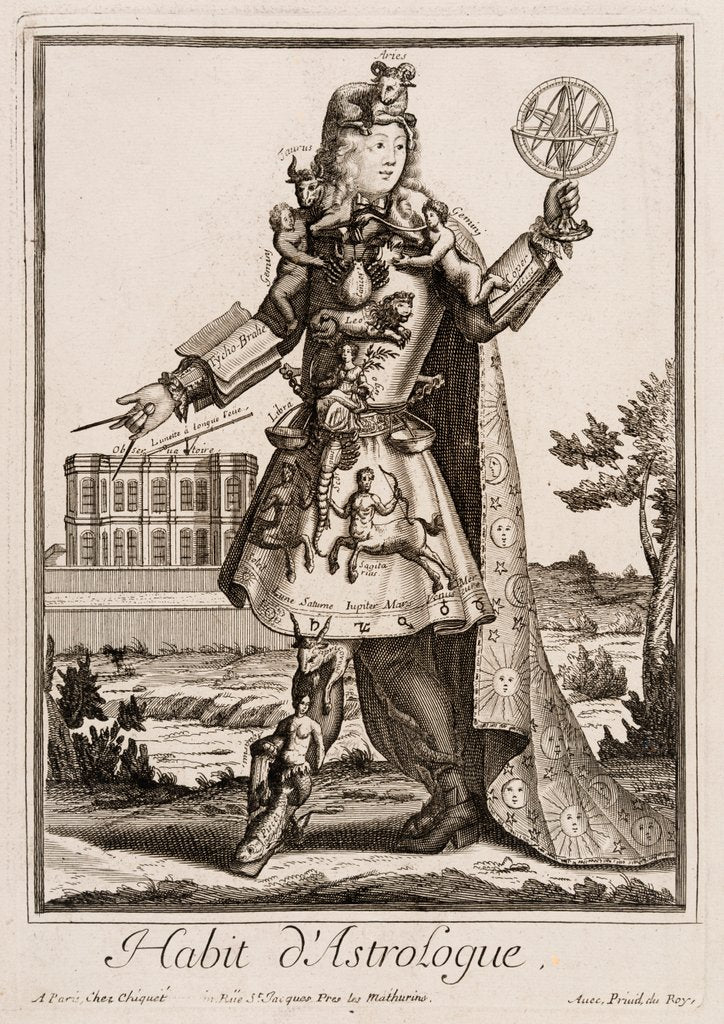 Detail of Habit d'Astrologue by Nicolas de Larmessin