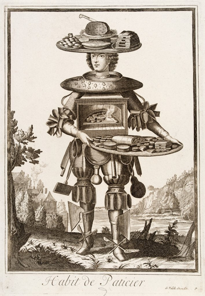 Detail of Habit de Paticier by Nicolas de Larmessin
