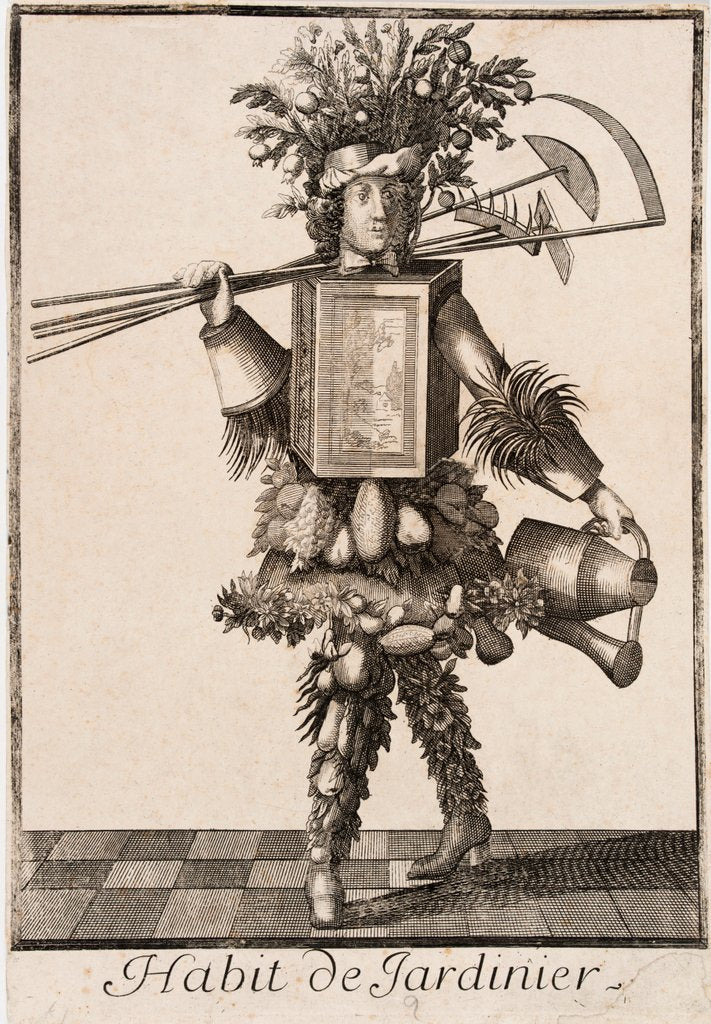 Detail of Habit de Jardinier by Nicolas de Larmessin