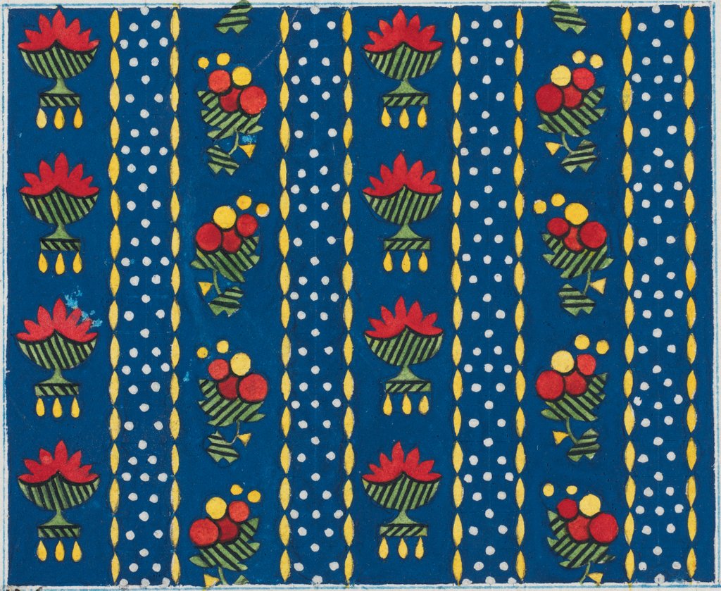 Detail of Design for wallpaper by Heussner & Co