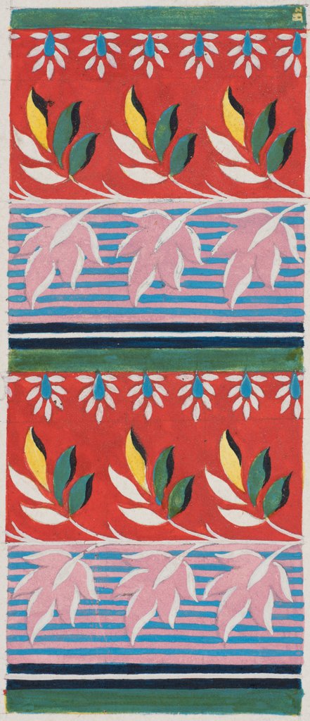 Detail of Design for wallpaper by Heussner & Co
