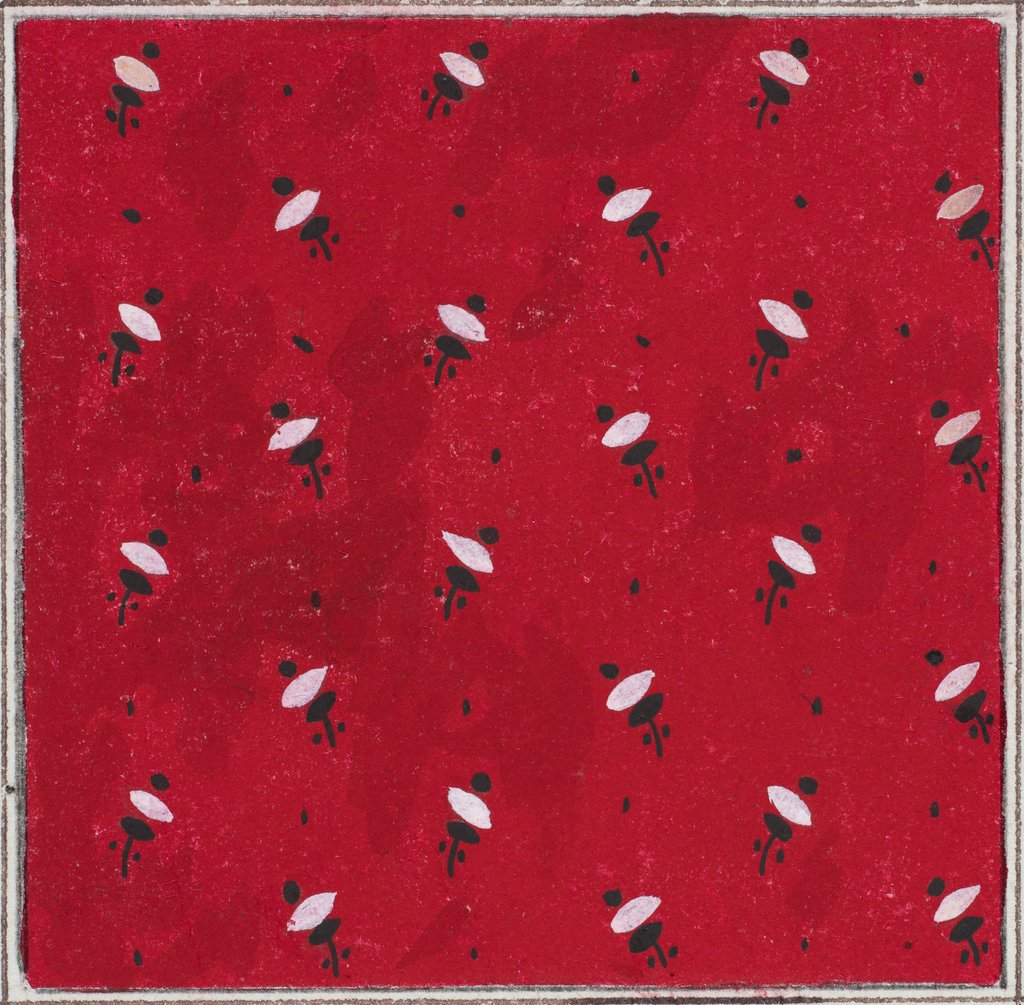 Detail of Design for wallpaper by Heussner & Co