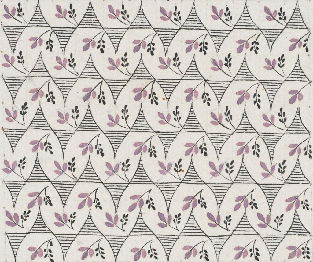 Detail of Design for wallpaper by Heussner & Co