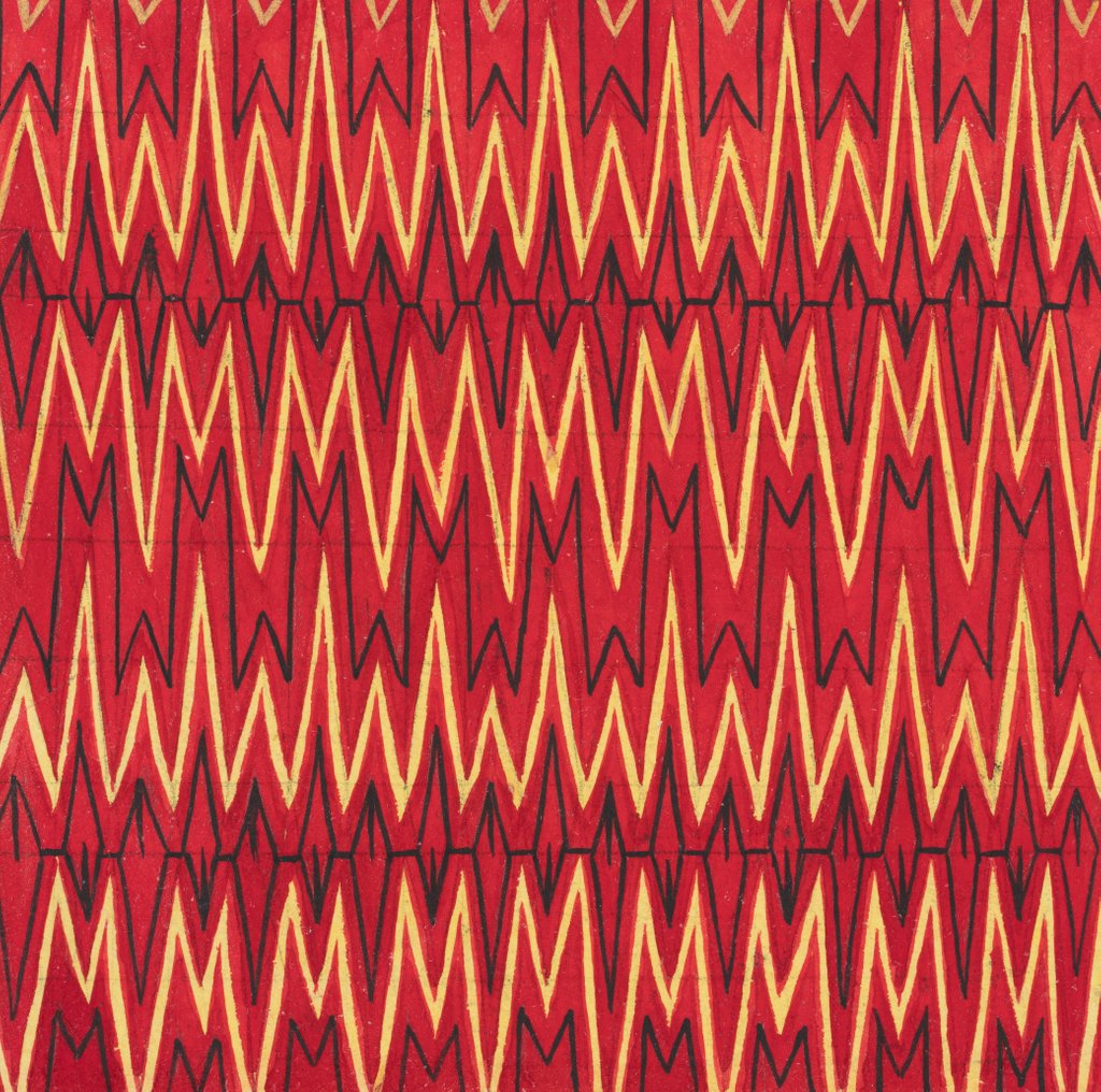 Detail of Design for wallpaper by Heussner & Co