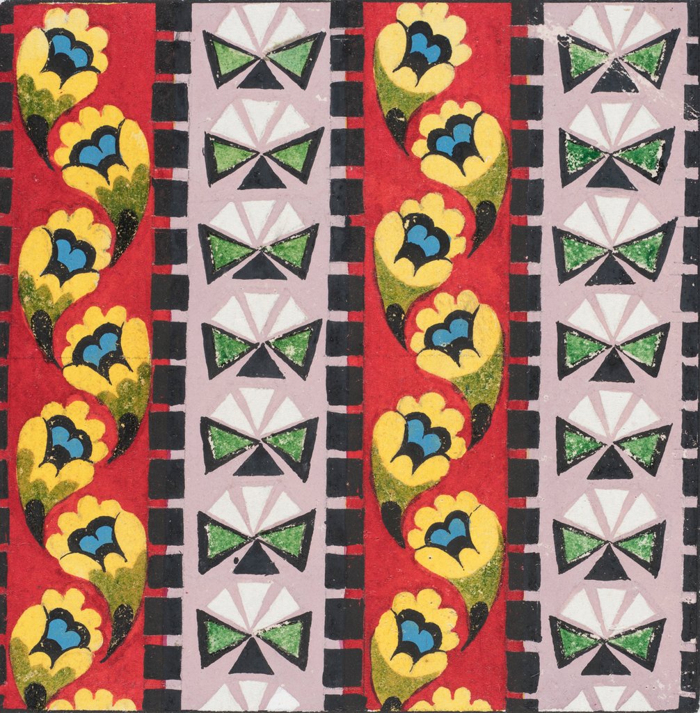 Detail of Design for wallpaper by Heussner & Co