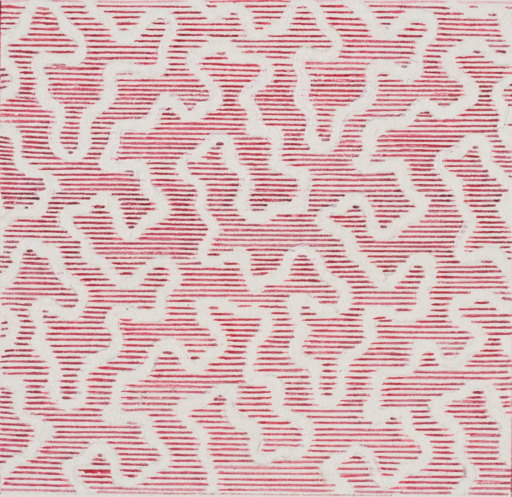 Detail of Design for wallpaper by Heussner & Co