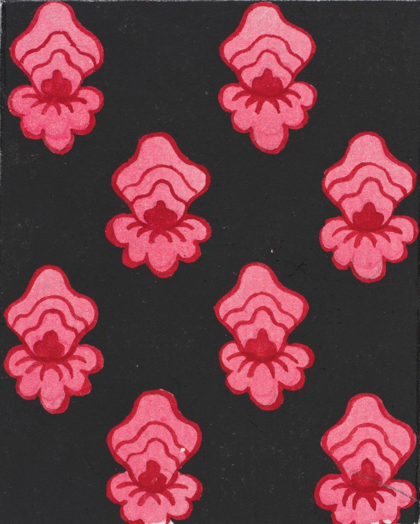 Detail of Design for wallpaper by Heussner & Co