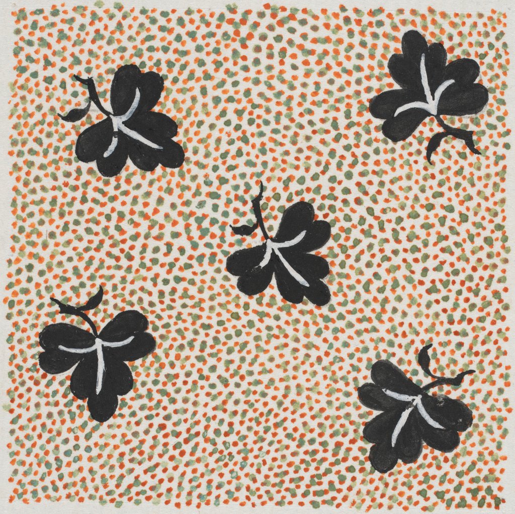 Detail of Design for wallpaper by Heussner & Co