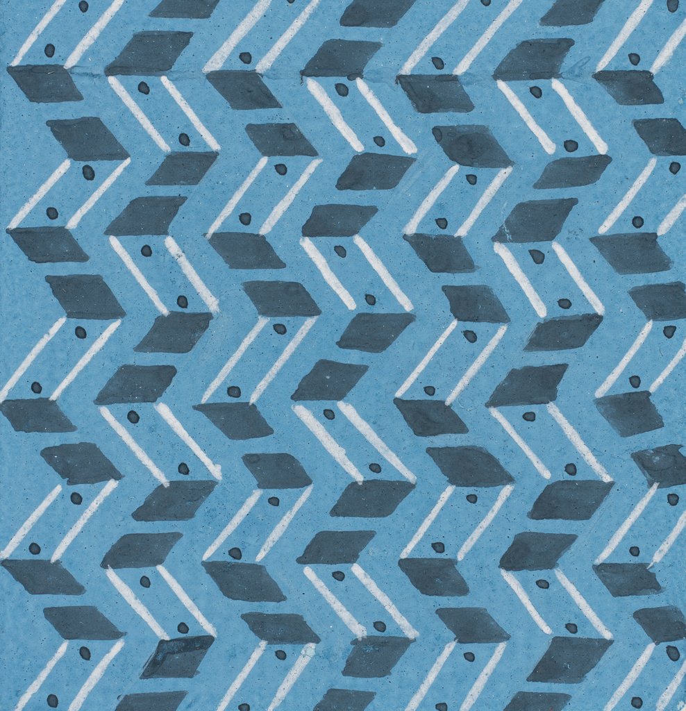 Detail of Design for wallpaper by Heussner & Co