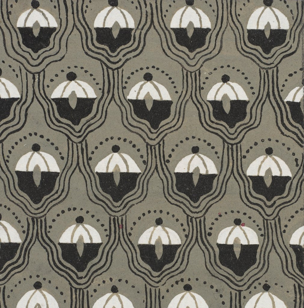 Detail of Design for wallpaper by Heussner & Co