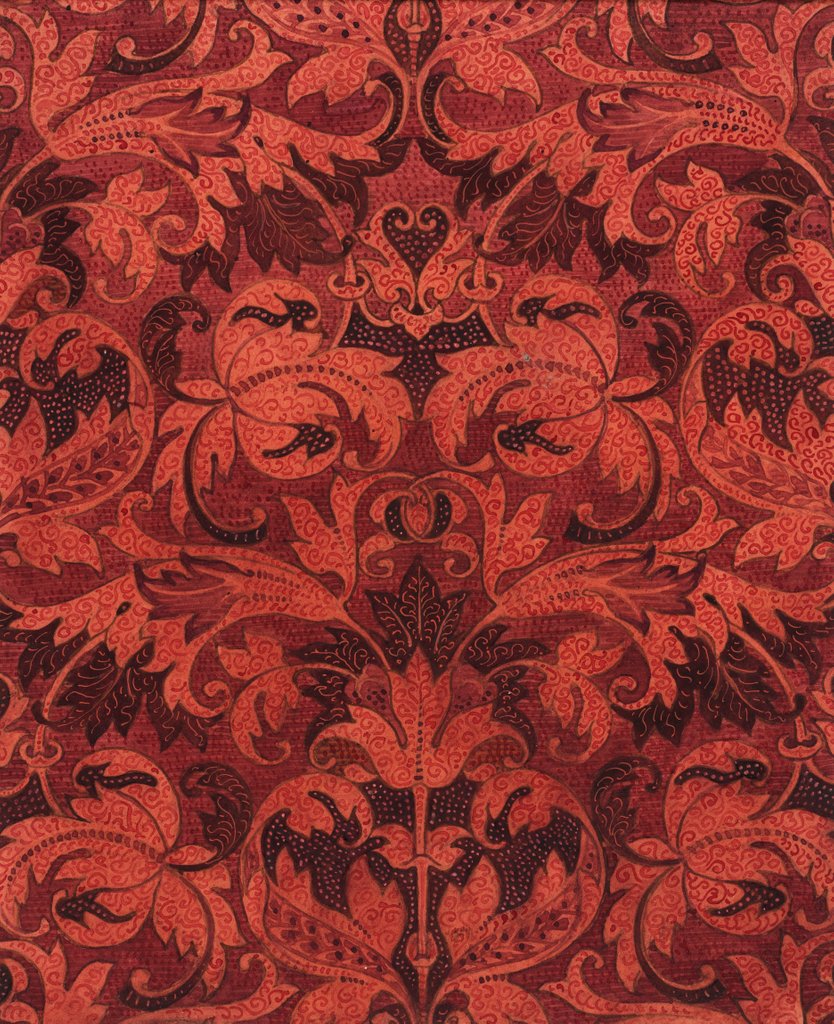 Detail of Textile design by Lewis Foreman Day