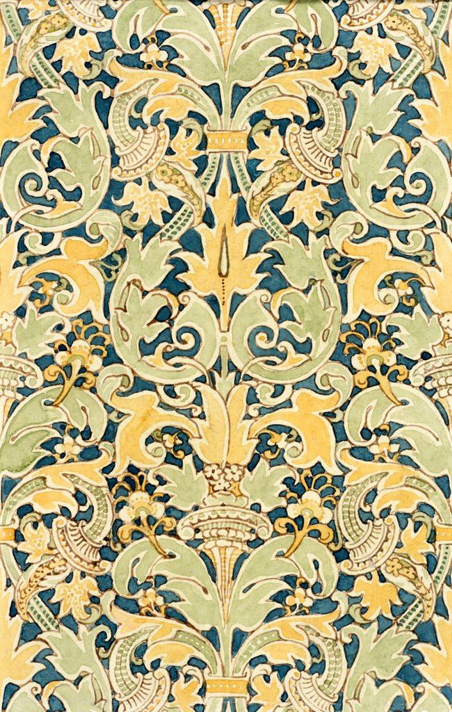 Detail of Textile design by Lewis Foreman Day