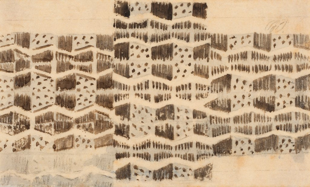 Detail of Design for a printed textile by Paul Nash