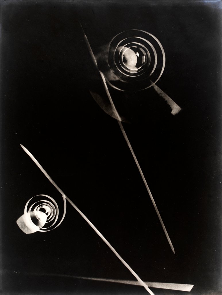 Detail of Photogram IV by László Moholy-Nagy