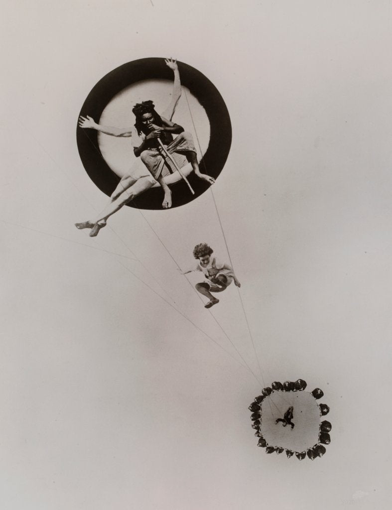 Detail of Hinter Gottes Rucken by László Moholy-Nagy