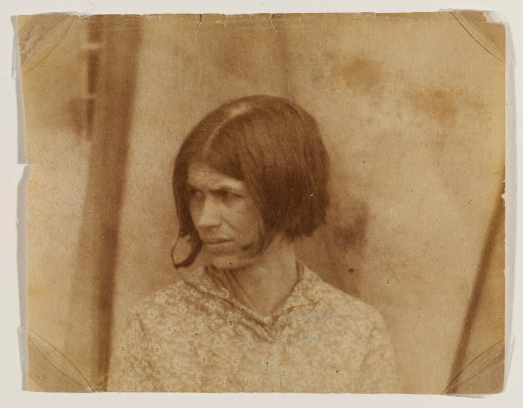 Detail of Portrait of a Patient, Surrey County Asylum by Hugh Welch Diamond