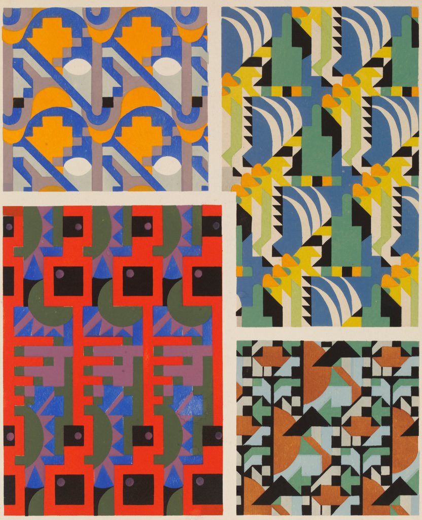 Detail of Plate from Kaleidoscope, ornements abstraits by Ad. Verneuil
