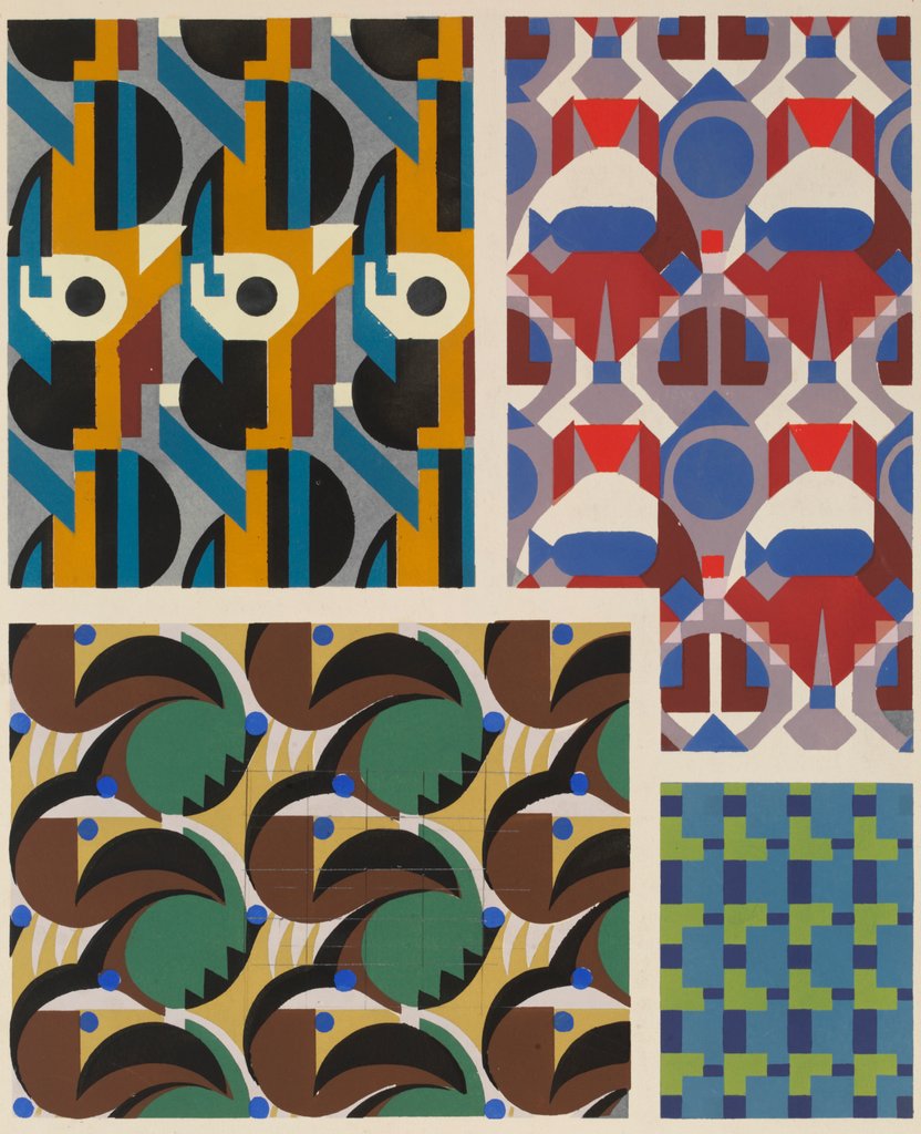 Detail of Plate from Kaleidoscope, ornements abstraits by Ad. Verneuil