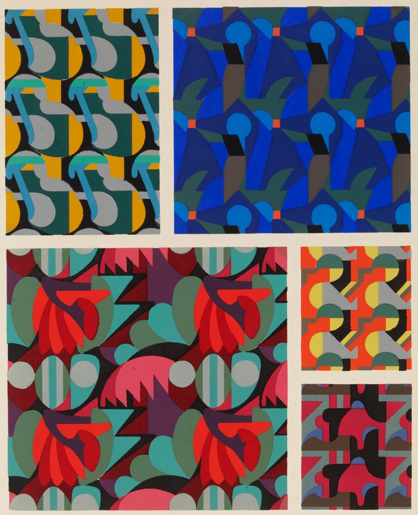 Detail of Plate from Kaleidoscope, ornements abstraits by Ad. Verneuil