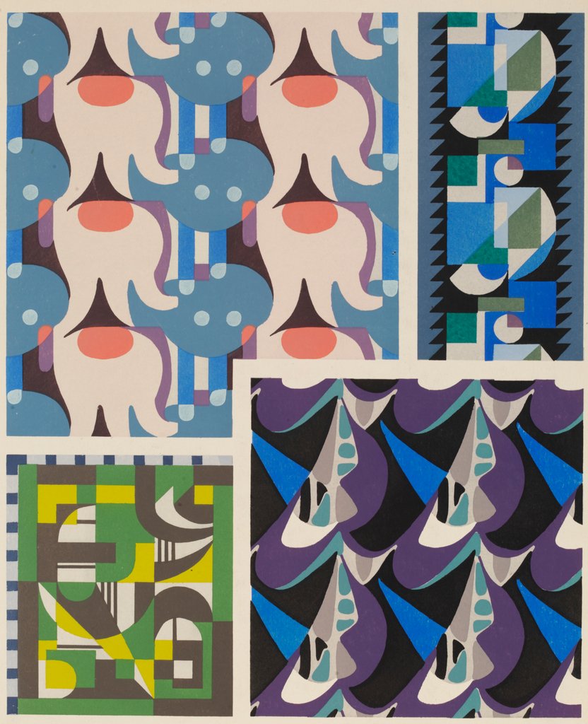 Detail of Plate from Kaleidoscope, ornements abstraits by Ad. Verneuil