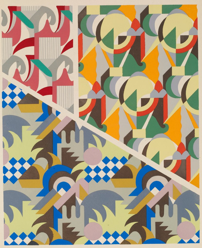 Detail of Plate from Kaleidoscope, ornements abstraits by Ad. Verneuil