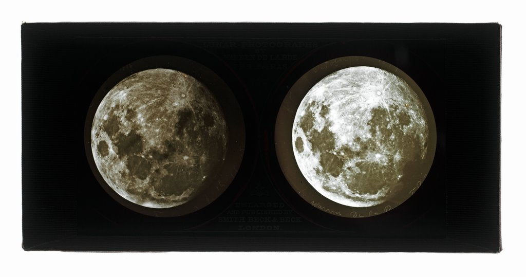 Detail of The moon by Warren De La Rue