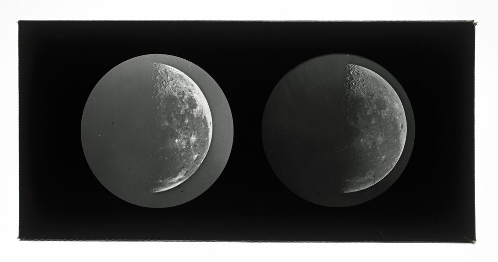 Detail of The moon by Warren De La Rue