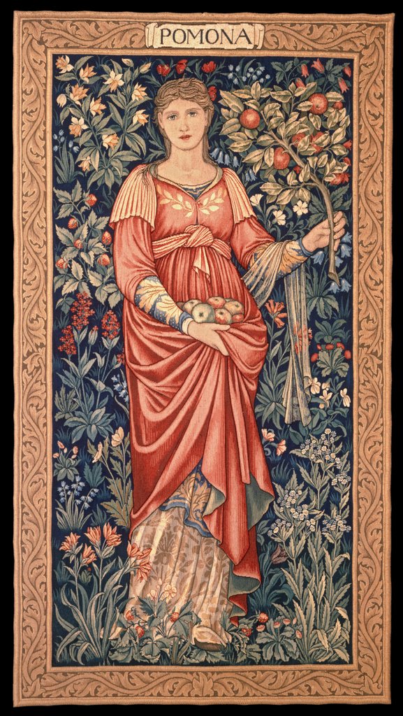 Detail of Pomona by Edward Coley Burne-Jones