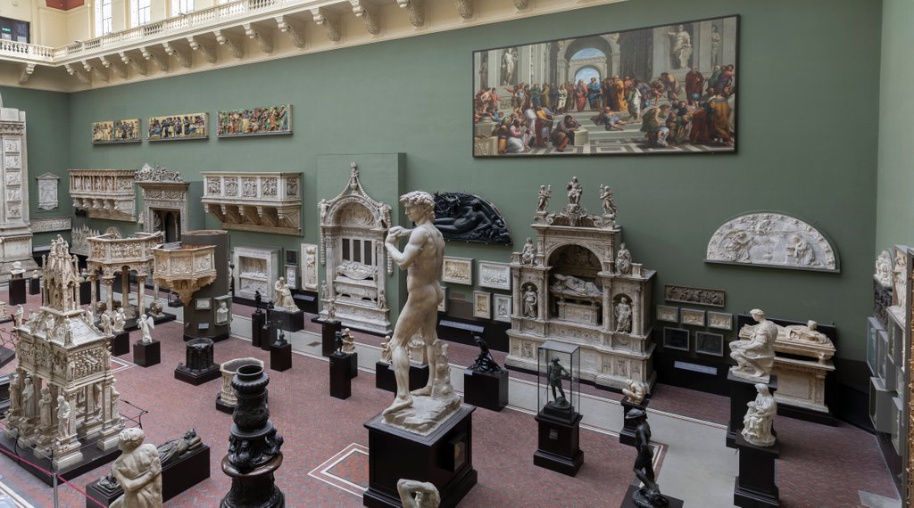 Detail of The Weston Cast Court (Gallery 46B) by Anonymous