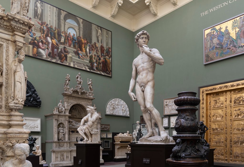 Detail of The Weston Cast Court (Gallery 46B) by Anonymous