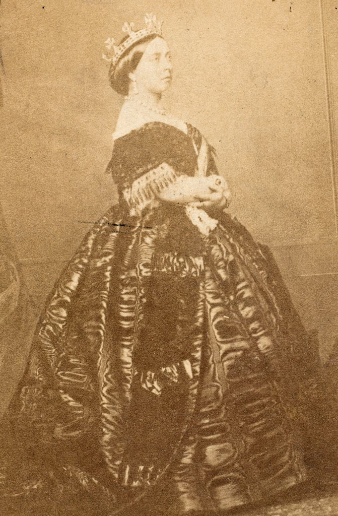 Detail of Queen Victoria by Charles Clifford