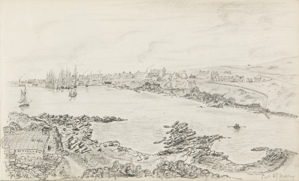 Detail of Port St Mary by Arthur Henderson
