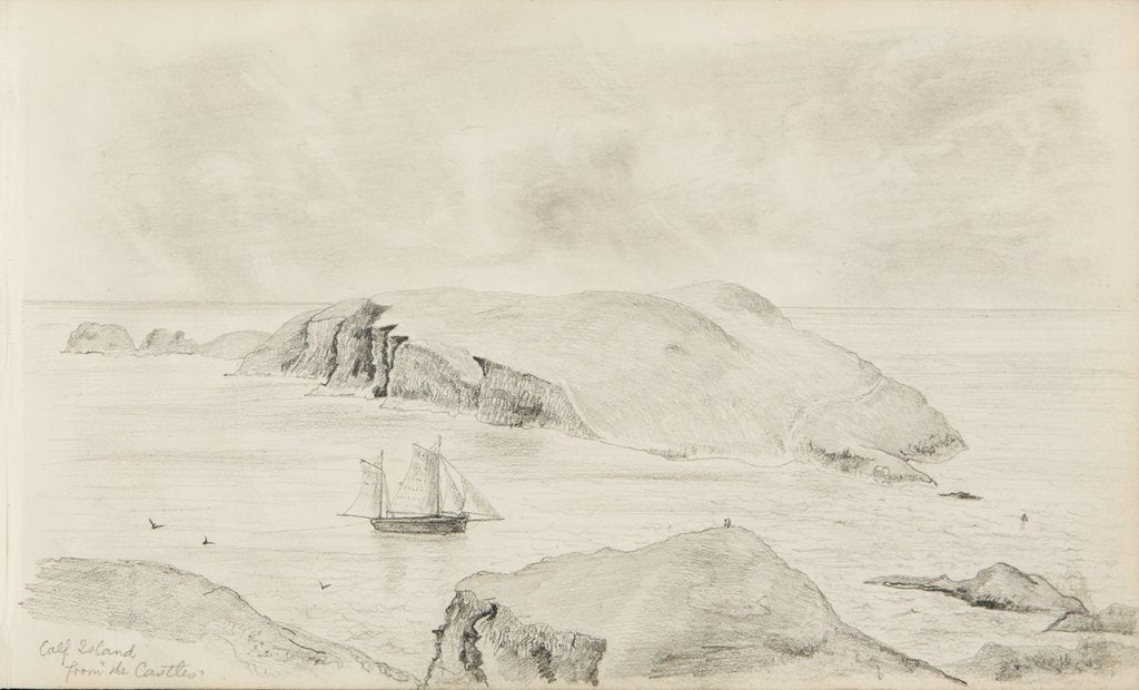 Detail of Calf Island from The Castles by Arthur Henderson