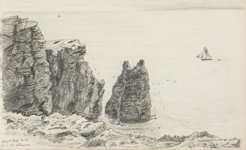 Detail of Sugarloaf Rock from the Chasms by Arthur Henderson
