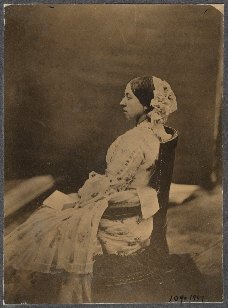 Detail of Queen Victoria by Roger Fenton
