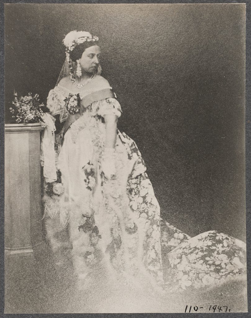 Detail of Queen Victoria by Roger Fenton