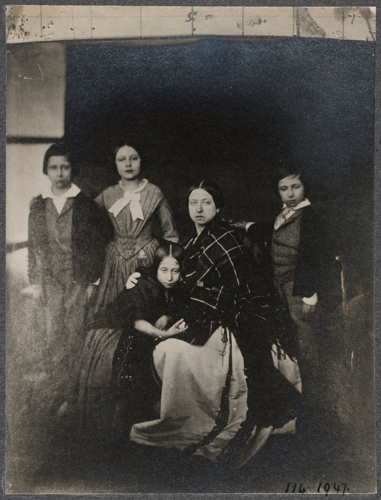 Detail of Prince of Wales & Queen Victoria by Roger Fenton
