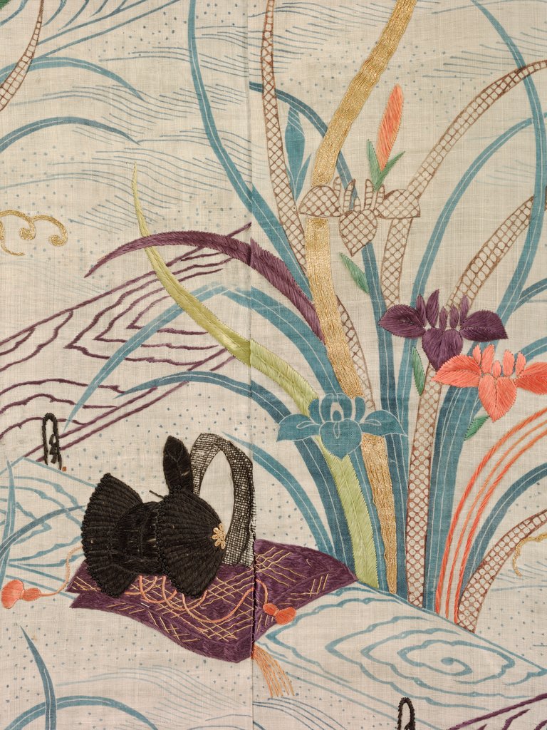 Detail of Kimono, detail. Probably Kyoto, Japan, 1800-50 by Unknown